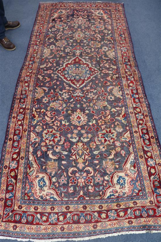 A Hamadan rug, 130 x 300cm